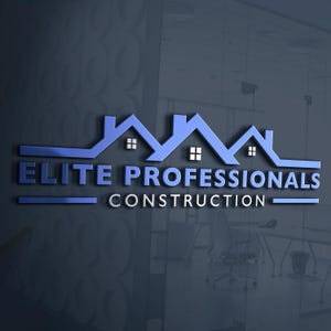 Construction Company Logo Design | Home Repair Services Logo | Construction Design | House Logo Design | Roofing Business Logo | Real Estate