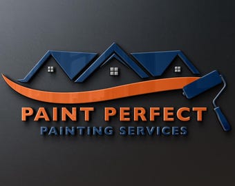 Painting Logo Design | Painting Business Logo | Painting Company Logo | Paint Roller Design | Painter Logo Design | Painting Services Logo