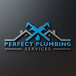 Plumbing Logo | Plumbing Service Logo | Plumbing Company Logo | Home Repair Logo | Water Drop Logo | Wrench Logo | Plumber | Handy Man Logo