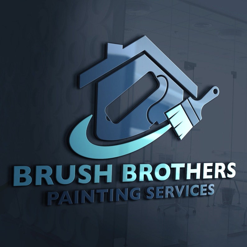 Painting Company Logo | Painting Services Logo | Handyman Services | Painting Logo | Painter Logo | Home Remodeling Logo | House Logo Design