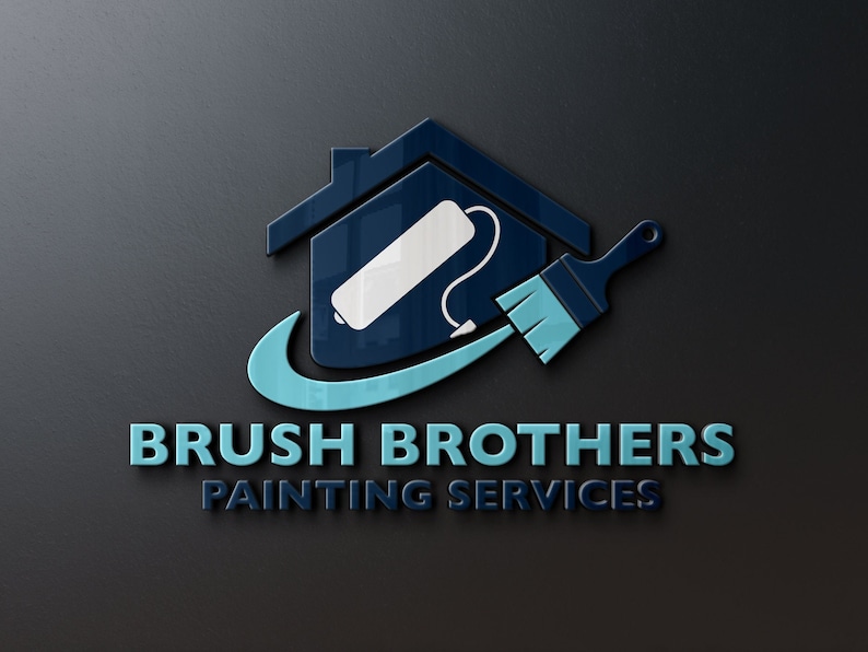 Painting Company Logo | Painting Services Logo | Handyman Services | Painting Logo | Painter Logo | Home Remodeling Logo | House Logo Design
