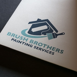 Painting Company Logo | Painting Services Logo | Handyman Services | Painting Logo | Painter Logo | Home Remodeling Logo | House Logo Design
