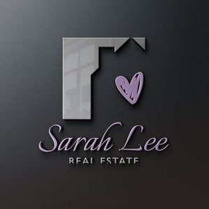 Real Estate Logo | Realtor Logo | Real Estate Design | Property Management Logo | Real Estate Agent Logo | House Design | Heart Logo Design