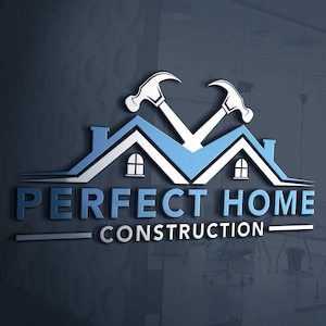 Logo Design | Construction Logo | Roofing Business Logo | HandyMan Logo | Hammer Logo | Carpentry Logo | Carpenter | Home Repair Logo Design