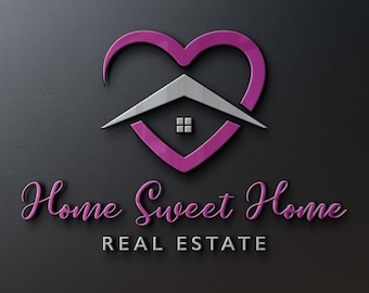 Real Estate Logo Design | Realtor Logo Design | House Design | Heart Design | Realty Logo | Property Management Logo | Realtor Branding Logo