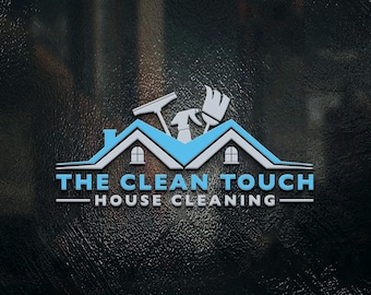 Cleaning Company Logo | Cleaning Business Logo | Housekeeping Logo | House Cleaning Logo | Residential Cleaning | Office Cleaning Services