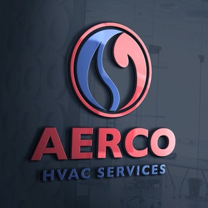 Heating & Air Conditioning Logo Design | HVAC Business Logo | Handyman Services Logo | Home Repair Logo | Heating Cooling Logo | HVAC Logo