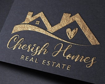 Realtor Logo | Real Estate Logo | House Logo | Modern Logo | Home Decor Logo | Realtor Marketing | Realty Logo Design | Heart Shape Logo