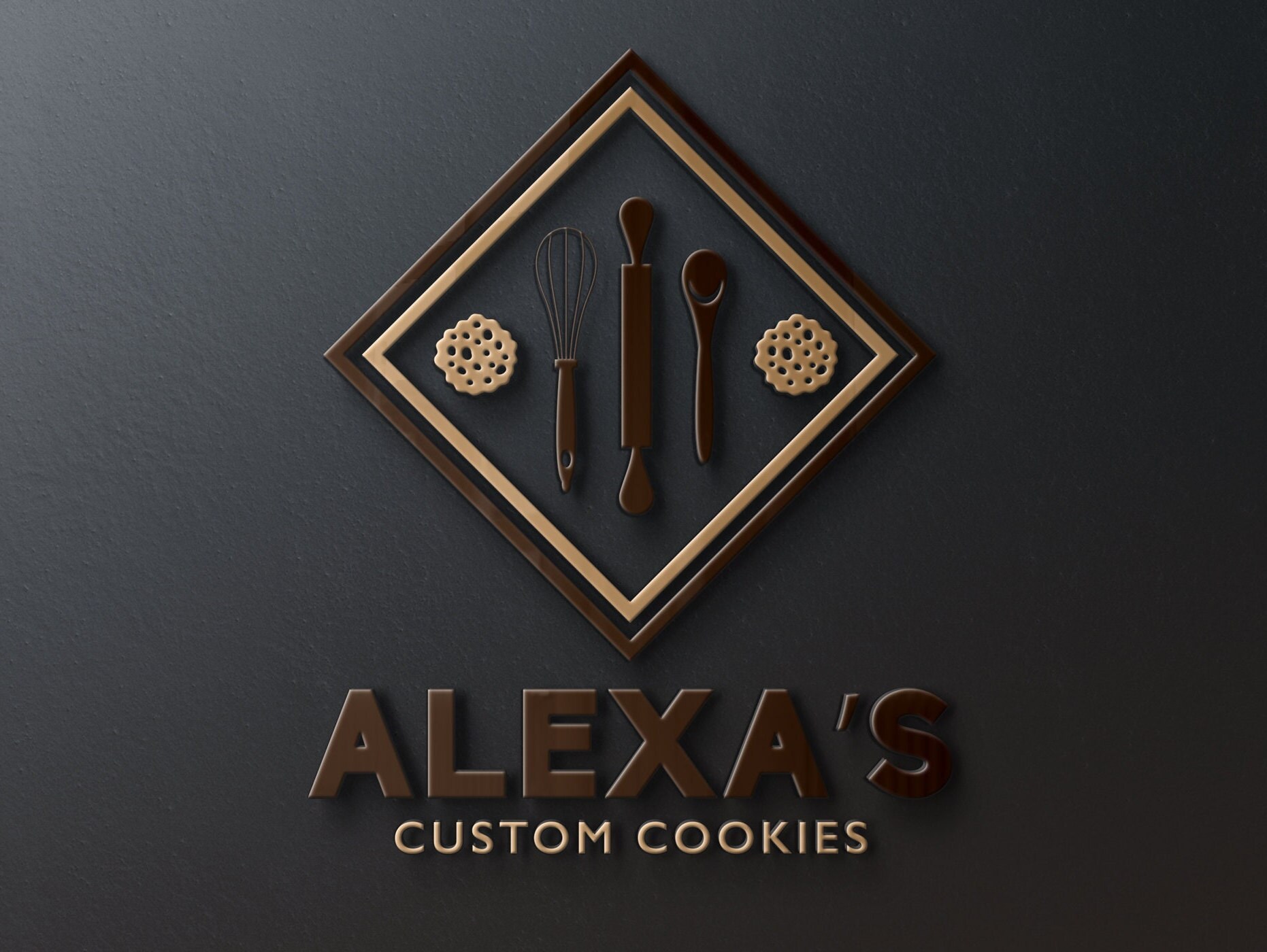 Cookie Business Logo | Bakery Shop Logo | Baker Logo | Pastry Shop ...
