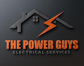 Electrician Logo Design | Electrical Services Logo | Electric Company Logo | Electrician Business Logo | Home Repair Logo | Electricity Logo
