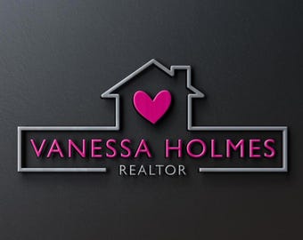 Real Estate Business Personal Logo Design | Realtor Logo | House Logo | Realty Logo | Property Management Logo | Realtor Branding Logo