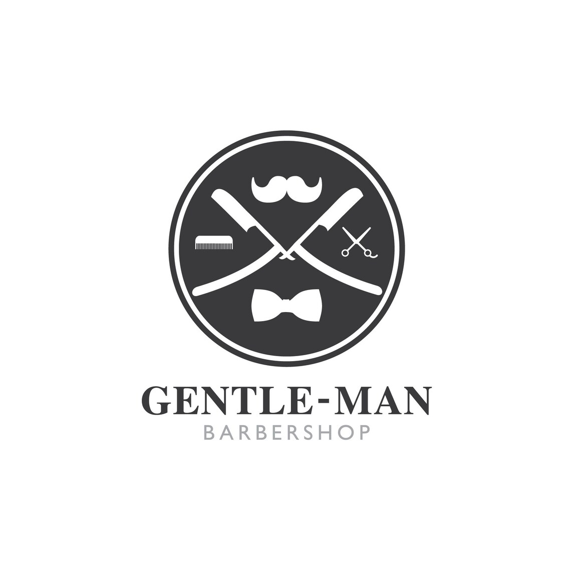 Barber Logo Design Barber Shop Logo Barbershop Logo Hair | Etsy