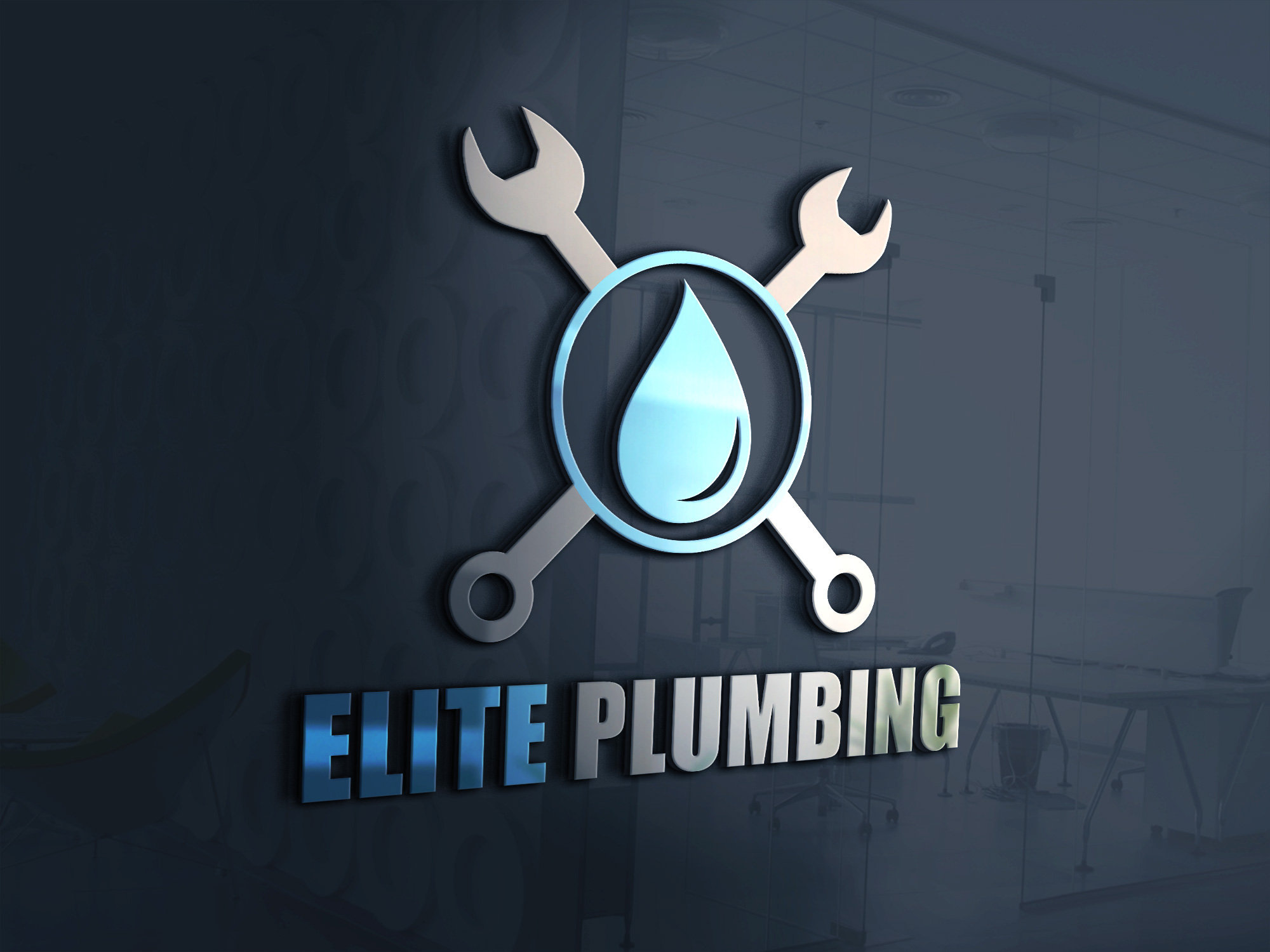 Plumbing Business Logo Plumbing Service Logo Plumbing Etsy
