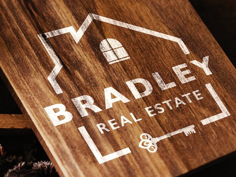 Real Estate Logo Design | Property Management Logo | Vintage Key Design | Realtor Logo Design | Professional Logo | Home Decor Logo Design
