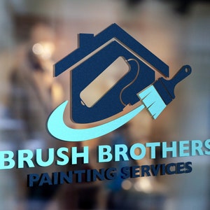 Painting Company Logo | Painting Services Logo | Handyman Services | Painting Logo | Painter Logo | Home Remodeling Logo | House Logo Design