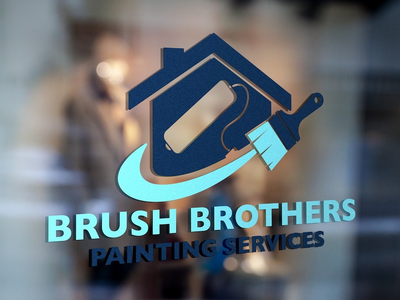 Painting Company Logo | Painting Services Logo | Handyman Services | Painting Logo | Painter Logo | Home Remodeling Logo | House Logo Design