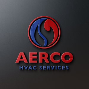 HVAC Company Logo Design | Heating & Cooling Business Logo | Air Conditioning Logo | Heating Logo | Heater and Air Conditioner Logo | Repair
