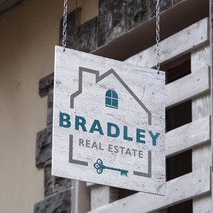 Real Estate Logo Design | Property Management Logo | Vintage Key Design | Realtor Logo Design | Professional Logo | Home Decor Logo Design