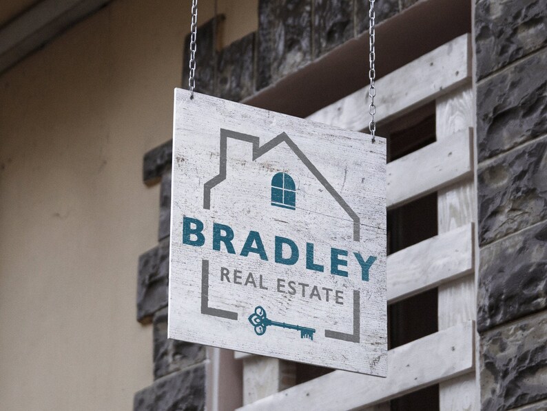 Real Estate Logo Design | Property Management Logo | Vintage Key Design | Realtor Logo Design | Professional Logo | Home Decor Logo Design