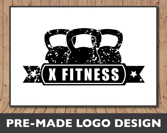 Fitness Logo Design Personal Trainer Logo Body Building Etsy