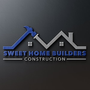 Construction Logo | Hammer | Roofing Business Logo | Handyman Services | Construction Company | Architect Logo | Roofer | Home Repair Logo