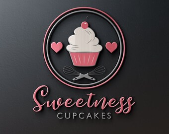 Logo Design | Cupcake | Cupcakes | Pastry | Sweets | Cupcake Design | Logo | Bakery Logo | Pastry Logo | Cupcake Logo | Cup Cake | Cake Logo