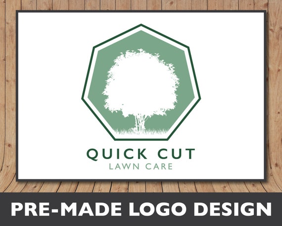 Landscaping Business Logo Design Landscaper Logo Lawn Care Etsy