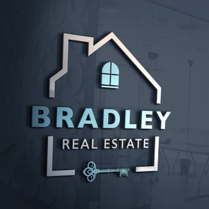 Real Estate Logo Design | Property Management Logo | Vintage Key Design | Realtor Logo Design | Professional Logo | Home Decor Logo Design