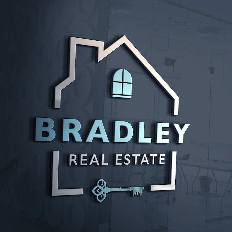 Real Estate Logo Design | Property Management Logo | Vintage Key Design | Realtor Logo Design | Professional Logo | Home Decor Logo Design