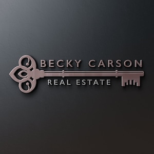 Realtor Logo | Real Estate Logo | Key Logo | Key Design | Vintage Key | Professional Logo | Realtor Design | Real Estate Business | Company