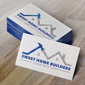 Construction Company Logo | Home Renovation Logo | Roof Repair Logo | Carpenter Logo | Home Remodeling | Handyman Logo | Home Repair Logo
