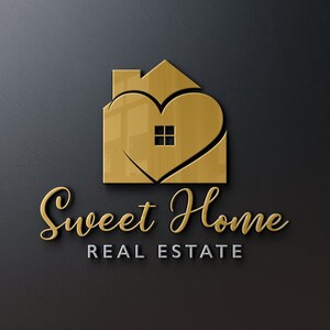 Realtor Logo | Property Management Logo | House Logo | Heart Logo | Realtor Branding | Real Estate Logo | Real Estate Marketing | Realty