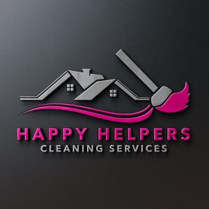 Cleaning Services Logo Design | Cleaning Company Logo | Cleaning Business Design | Broom Logo | House Cleaning Logo | Cleaning Business Logo