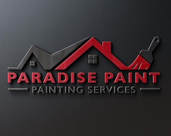 Painting Business Logo Design | Painting Services Logo | Painting Logo | Painter Logo Design | Home Remodeling Logo | Handyman Logo | Paint