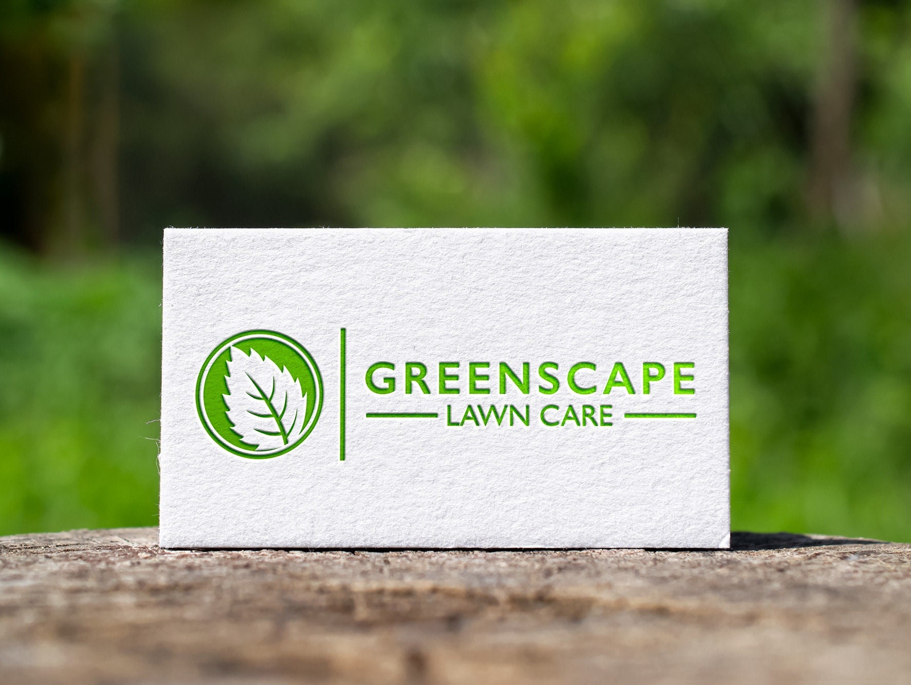Rasenpflege Logo | Logo Design | Landschaftsdesign | Rasen Design | Landschaftsbau Logo | Querformat Logo | Rasenpflege Logo | Rasenpflege-Logo