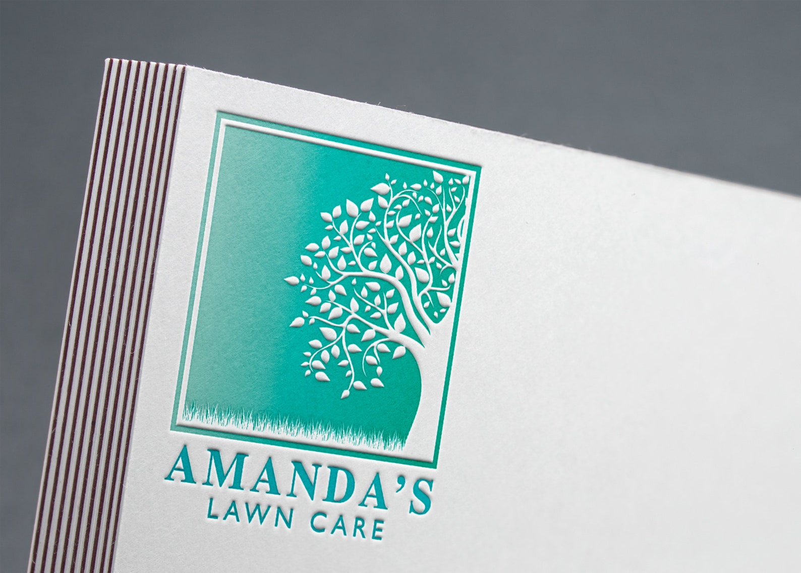 Logotipo de árbol / logotipo de cuidado de césped / marketing | Etsy