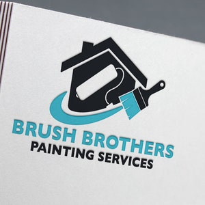 Painting Company Logo | Painting Services Logo | Handyman Services | Painting Logo | Painter Logo | Home Remodeling Logo | House Logo Design