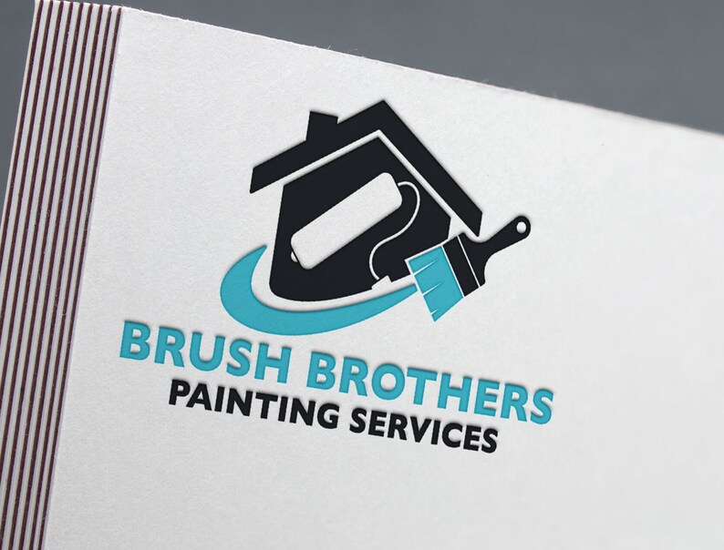 Painting Company Logo | Painting Services Logo | Handyman Services | Painting Logo | Painter Logo | Home Remodeling Logo | House Logo Design