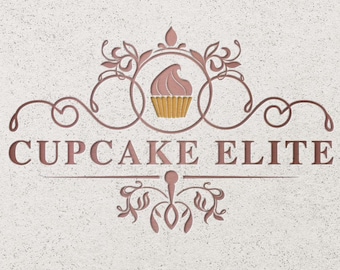 Luxury Cupcake Logo Design | Modern Bakery Logo | Cupcake Shop Logo | Cupcake Store Logo | Pastry Shop Design | Cupcake Business Logo Design