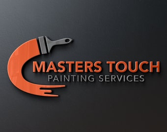 Painting Company Logo Design | Painter Logo | Painting Business Logo | Paint Brush Design | Professional Painter Logo | House Painter | Art