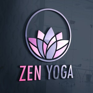 Yoga Logo Design | Zen Logo | Lotus | Yoga Design | Yoga Marketing | Lotus Logo | Professional Logo | Yoga Studio Design | Lotus Design |