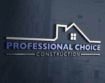 Construction Logo | Handyman Business Logo | Construction Company | Roofing Logo | House Maintenance Logo | Home Repair Logo | House Design