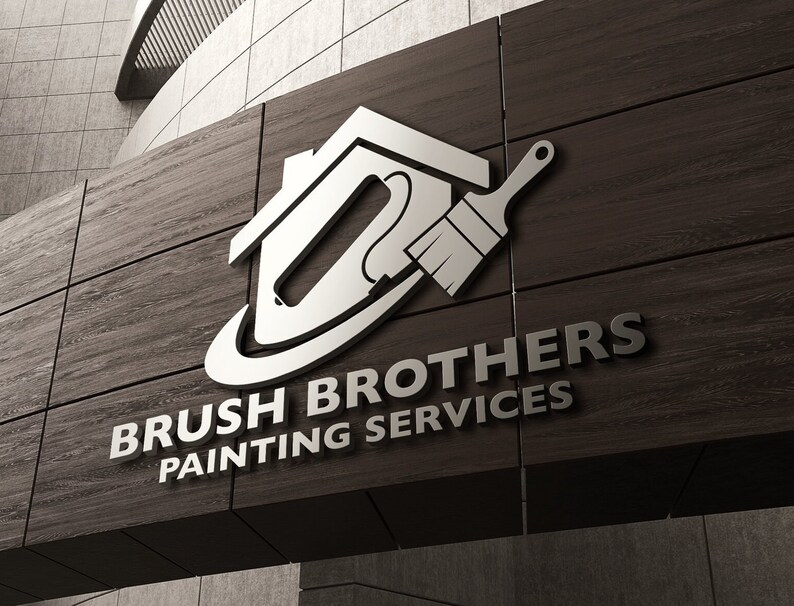 Painting Company Logo | Painting Services Logo | Handyman Services | Painting Logo | Painter Logo | Home Remodeling Logo | House Logo Design