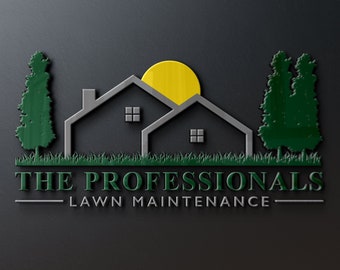 Lawn Care Logo Design | Landscaping Business Logo | Logo Design | Yard Care Logo | Landscaping Company Logo | Tree Service Logo | Pine Tree