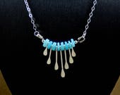 Blue Opal Karen Hill Fine Silver Paddles Sterling Silver 18 quot