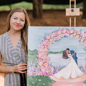Pittura di matrimoni dal vivo, Pittore di matrimoni del Maryland, Pittore di matrimoni della costa orientale, Pittura di matrimoni, Illustratore di eventi, Artista di matrimoni dal vivo
