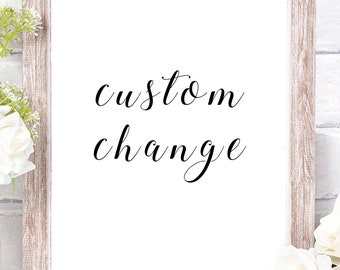Custom Order for a watercolor illustration