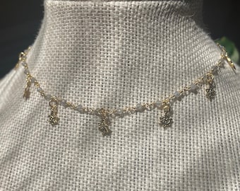 Collar de estrella de labradorita / Joyería de cadena de cristal colgante para combinar con otras joyas