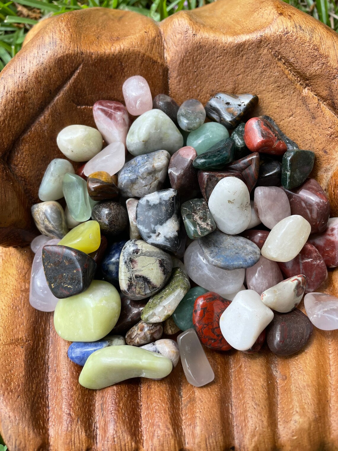 Crystal Grab Bag Mixed Mystery Gem Pouch Bundle Etsy