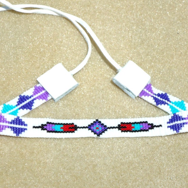 Seed bead choker, beaded choker, necklace, loom beaded jewelry, Native American inspired, beaded jewelry, southwestern, tribal, boho, chic